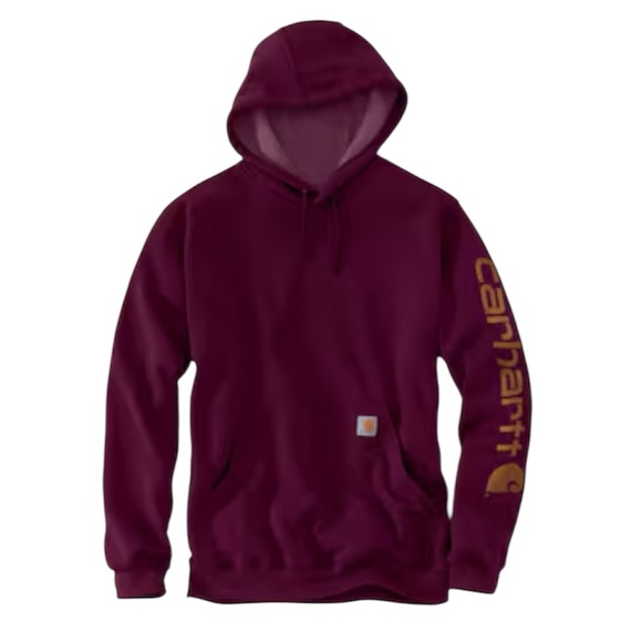 ❌SOLD❌ EUC Carhartt Workwear Men's Medium Weight Graphic Sweatshirt Hoodie MED - Picture 6 of 8